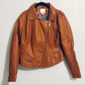 $5 SALE Bongo Faux-Leather Jacket